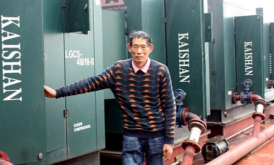 匹配(pèi)東風康明斯(sī)QSZ13發動機的開(kai)山空壓機