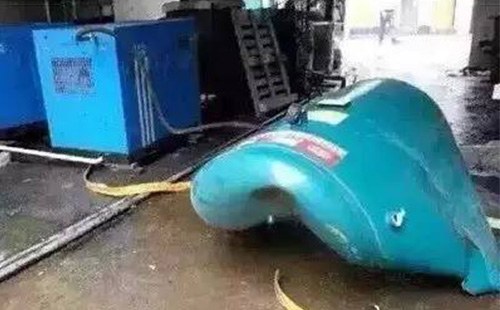 空壓機儲(chǔ)氣罐爆炸事故